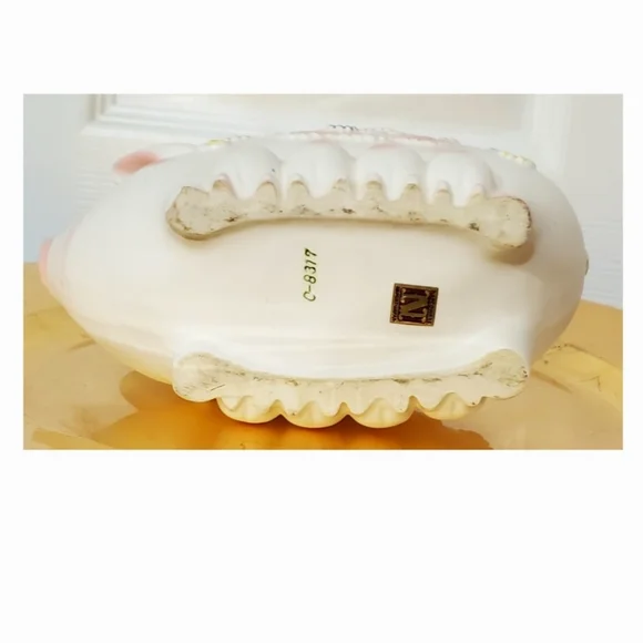 Vntg Napco 7" Mother Pig with 4 Pigglets Planter Made in Japan - Picture 4 of 9